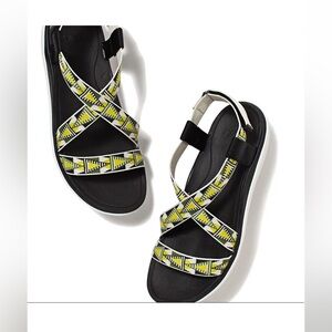 Teva Float Livia strappy cross strap sandal